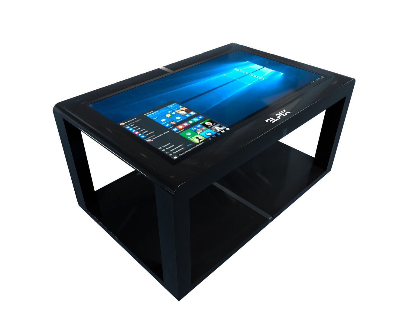 Elpix S12 50 inch black metal touch table
