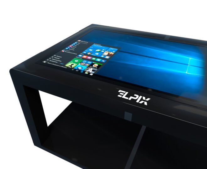 Черный сенсорный стол Elpix S12_4