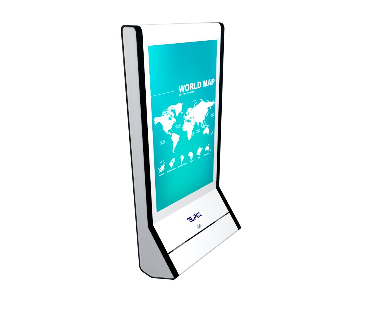 Elpix U4 55 acrylic white self-service terminal