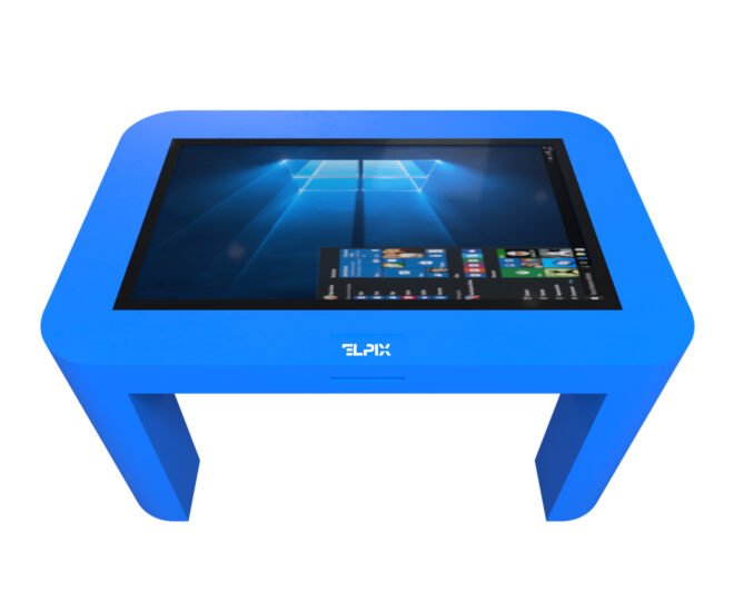 Интерактивный стол для детей синий_2