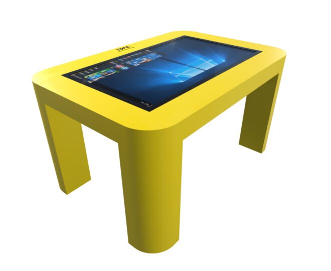 Интерактивный стол для детей желтый_2