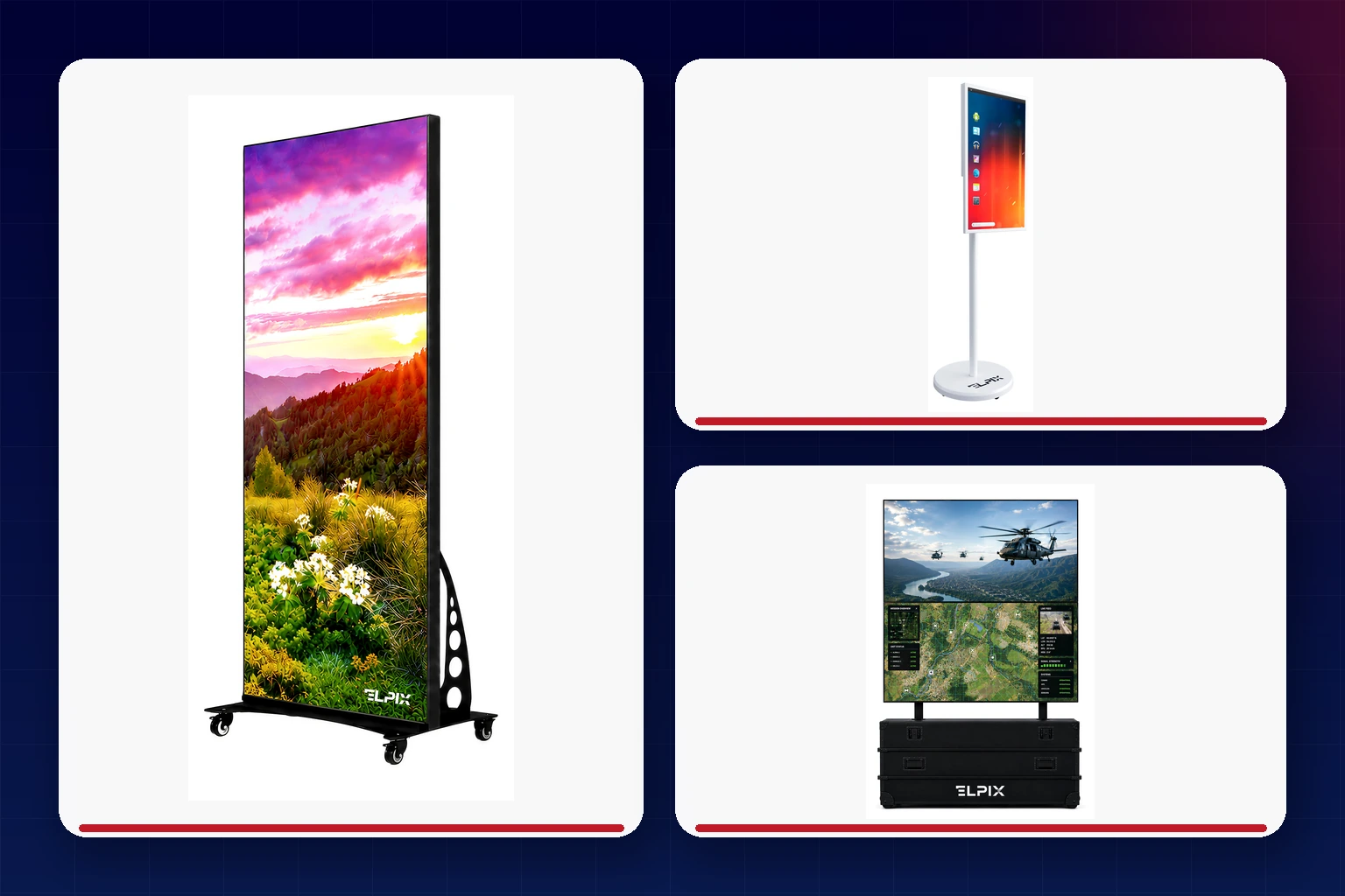 Рекламні digital signage дисплеї Elpix для ритейлу та ТРЦ