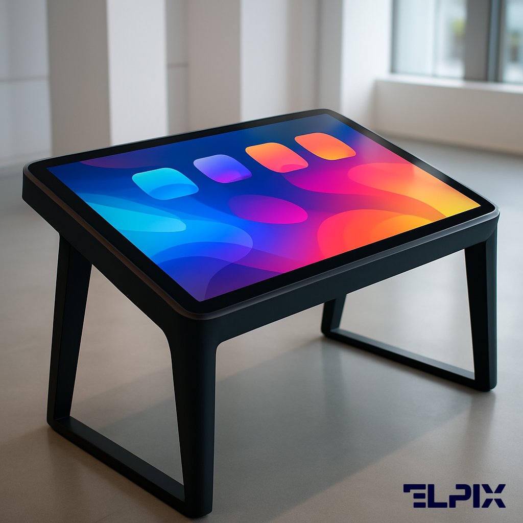 Интерактивный сенсорный стол Elpix в школьном классе