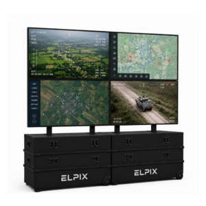 Mobile video wall Elpix 2×2, 4×55″