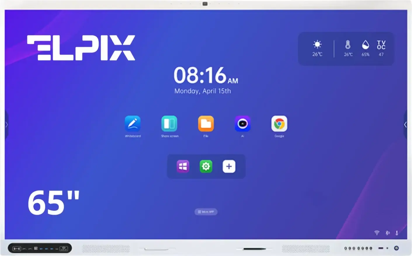 Interactive Flat Panel Display Elpix Z3 65 inches