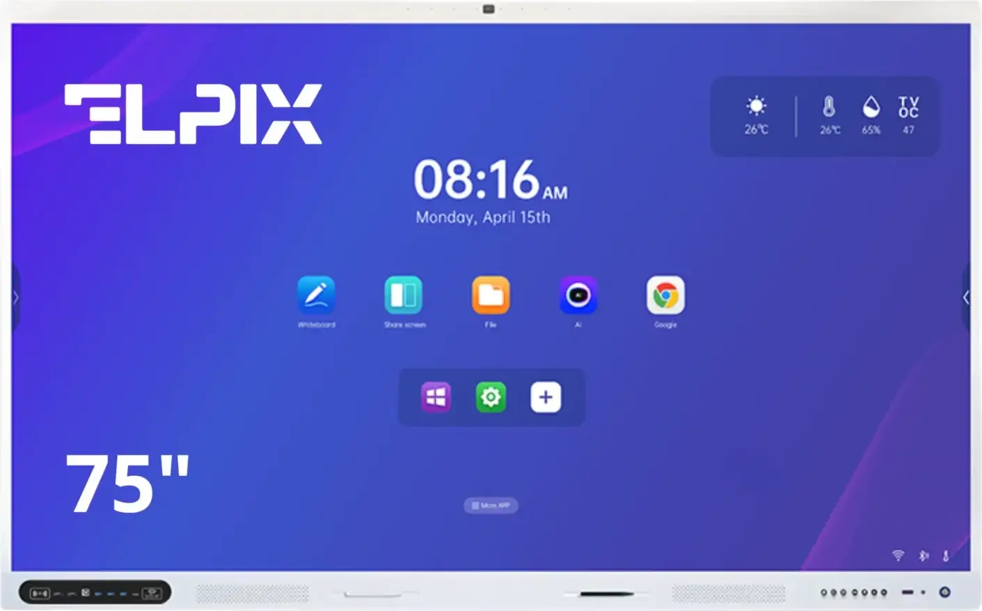 Interactive Flat Panel Display Elpix Z3 75 inches