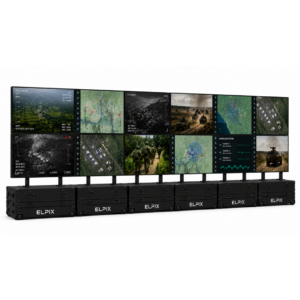 Mobile video wall Elpix 6×2, 12×55″